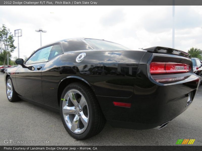 Pitch Black / Dark Slate Gray 2012 Dodge Challenger R/T Plus