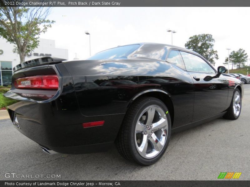 Pitch Black / Dark Slate Gray 2012 Dodge Challenger R/T Plus
