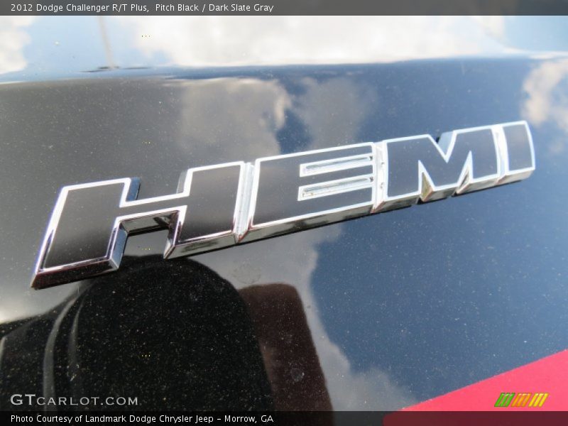 Pitch Black / Dark Slate Gray 2012 Dodge Challenger R/T Plus