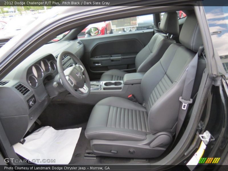 Pitch Black / Dark Slate Gray 2012 Dodge Challenger R/T Plus