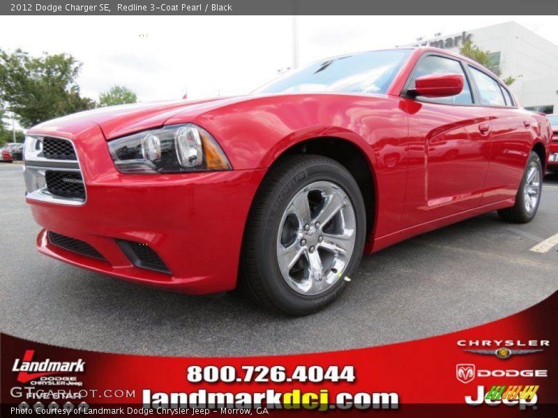 Redline 3-Coat Pearl / Black 2012 Dodge Charger SE
