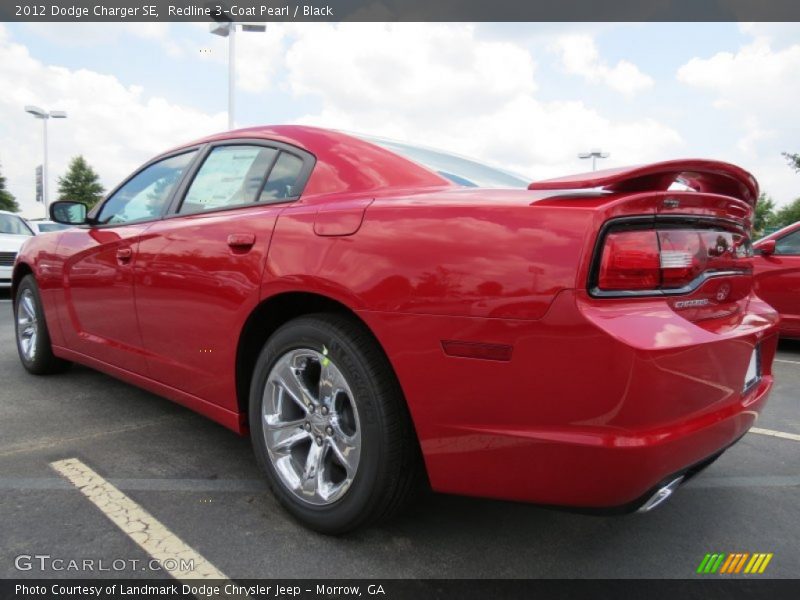 Redline 3-Coat Pearl / Black 2012 Dodge Charger SE