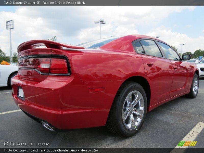 Redline 3-Coat Pearl / Black 2012 Dodge Charger SE