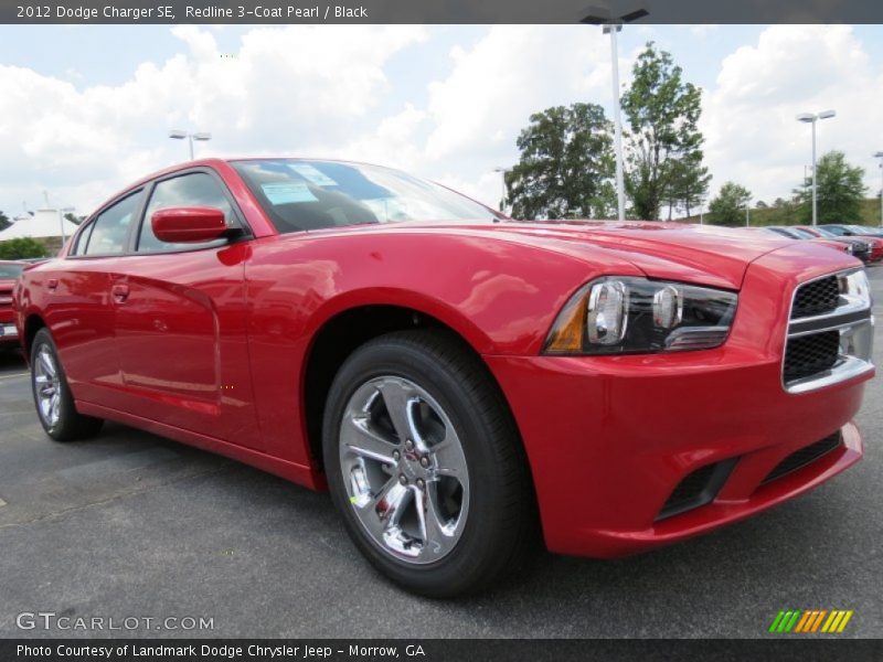 Redline 3-Coat Pearl / Black 2012 Dodge Charger SE