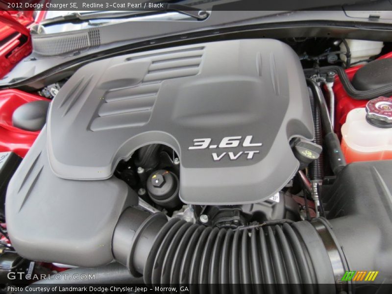 Redline 3-Coat Pearl / Black 2012 Dodge Charger SE