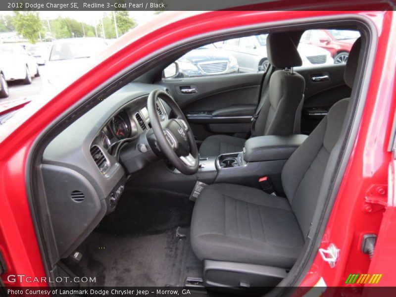 Redline 3-Coat Pearl / Black 2012 Dodge Charger SE