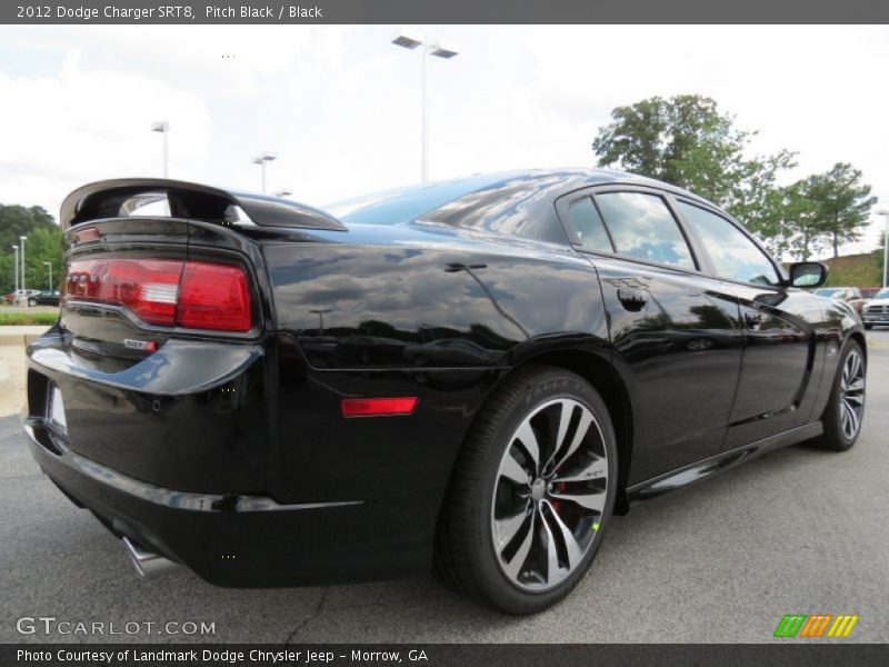 Pitch Black / Black 2012 Dodge Charger SRT8