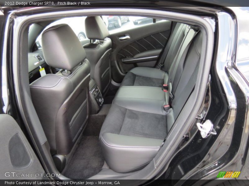 Rear Seat of 2012 Charger SRT8