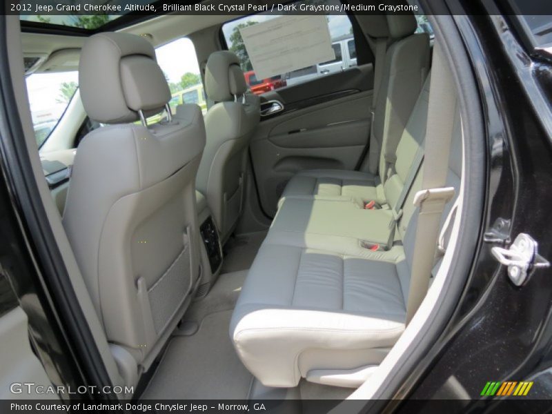 Brilliant Black Crystal Pearl / Dark Graystone/Medium Graystone 2012 Jeep Grand Cherokee Altitude