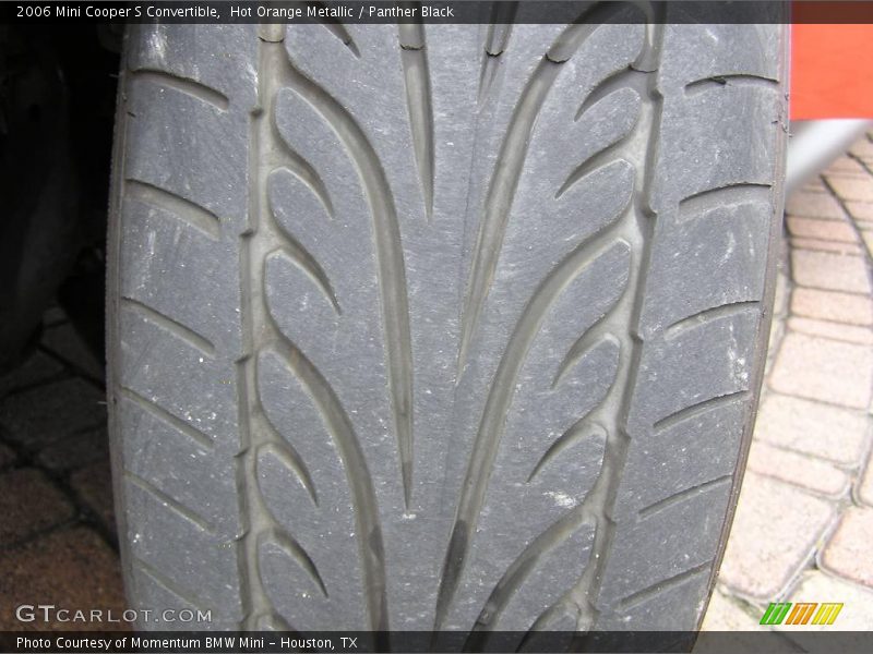 Hot Orange Metallic / Panther Black 2006 Mini Cooper S Convertible