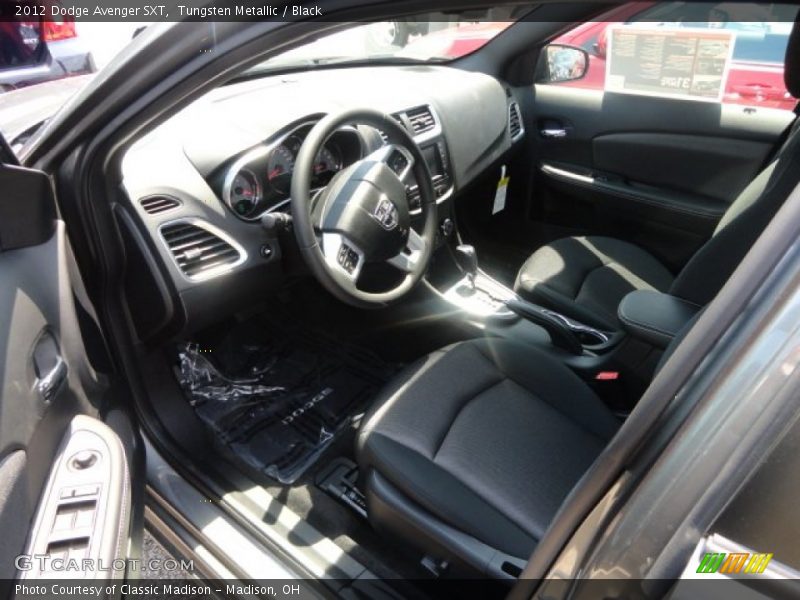 Tungsten Metallic / Black 2012 Dodge Avenger SXT