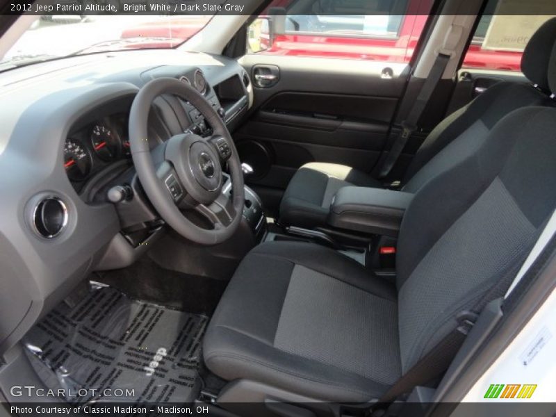  2012 Patriot Altitude Dark Slate Gray Interior