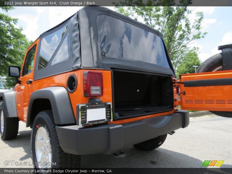 Crush Orange / Black 2012 Jeep Wrangler Sport 4x4