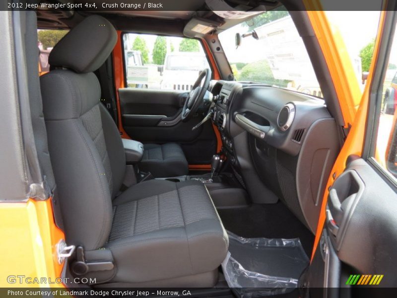 Crush Orange / Black 2012 Jeep Wrangler Sport 4x4