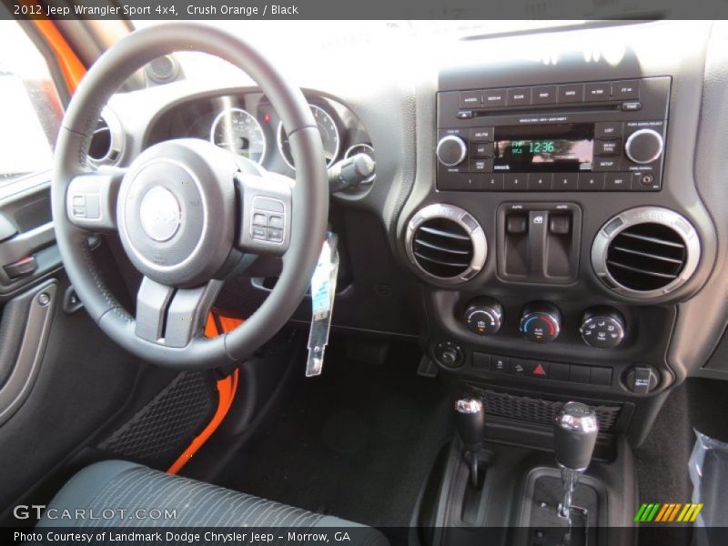 Crush Orange / Black 2012 Jeep Wrangler Sport 4x4