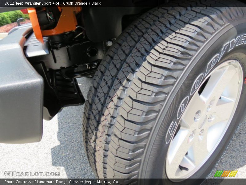 Crush Orange / Black 2012 Jeep Wrangler Sport 4x4