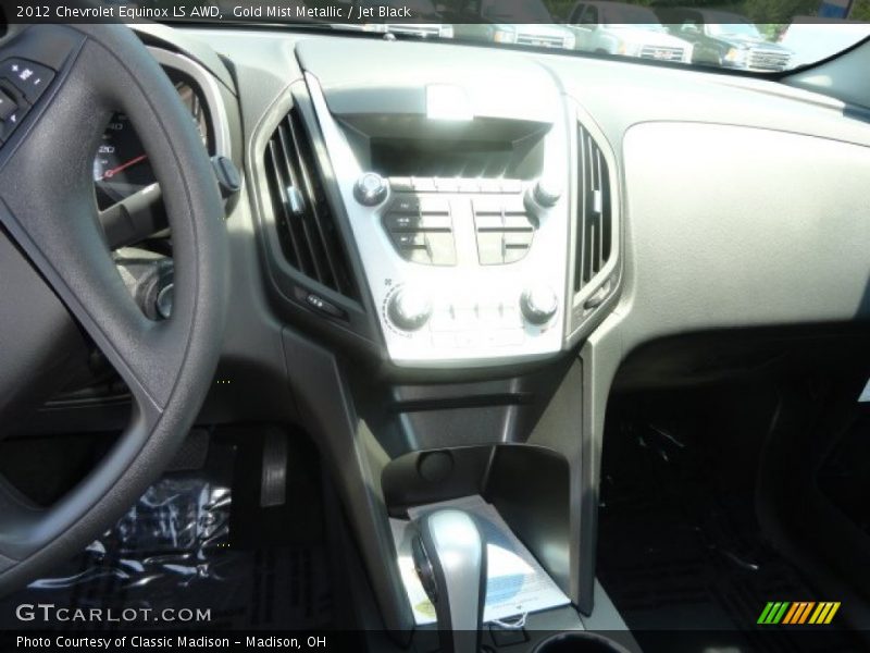 Gold Mist Metallic / Jet Black 2012 Chevrolet Equinox LS AWD