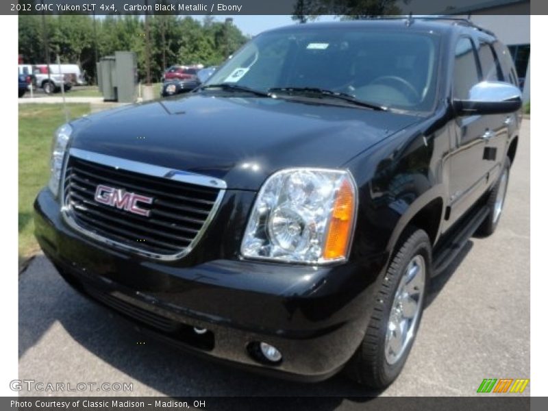 Carbon Black Metallic / Ebony 2012 GMC Yukon SLT 4x4