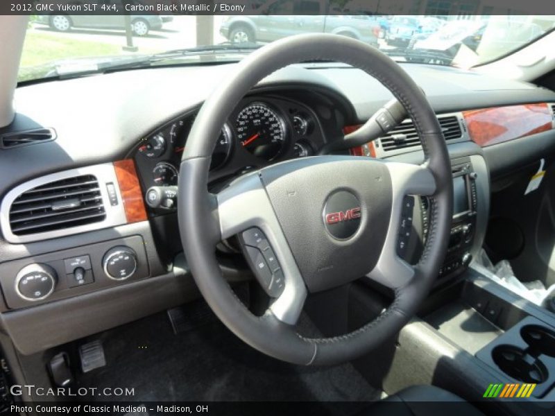Carbon Black Metallic / Ebony 2012 GMC Yukon SLT 4x4