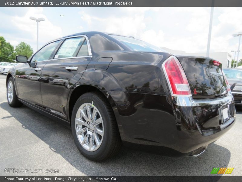 Luxury Brown Pearl / Black/Light Frost Beige 2012 Chrysler 300 Limited