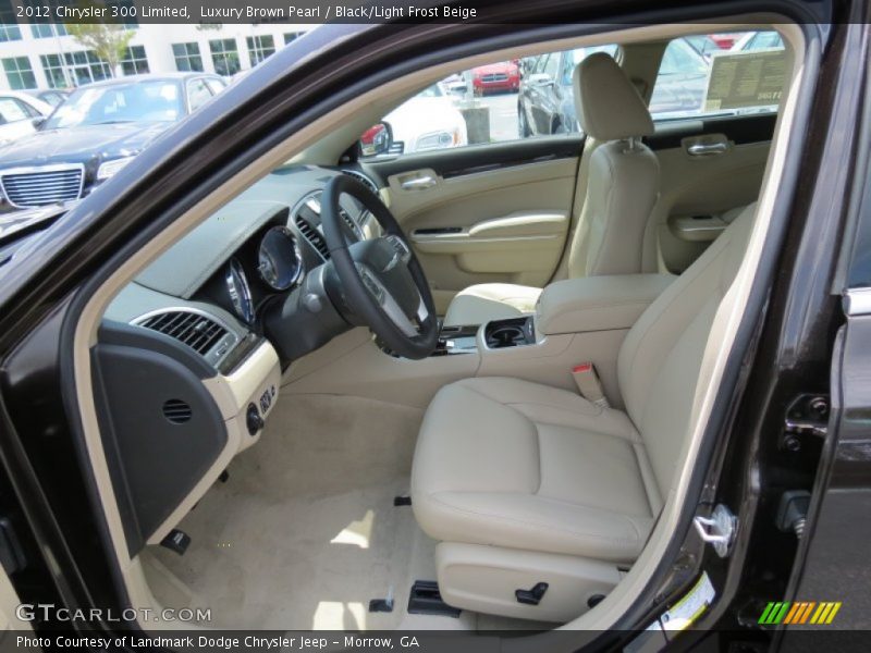 Luxury Brown Pearl / Black/Light Frost Beige 2012 Chrysler 300 Limited