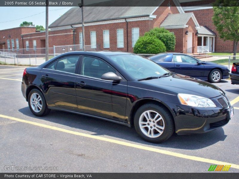 Black / Ebony 2005 Pontiac G6 Sedan