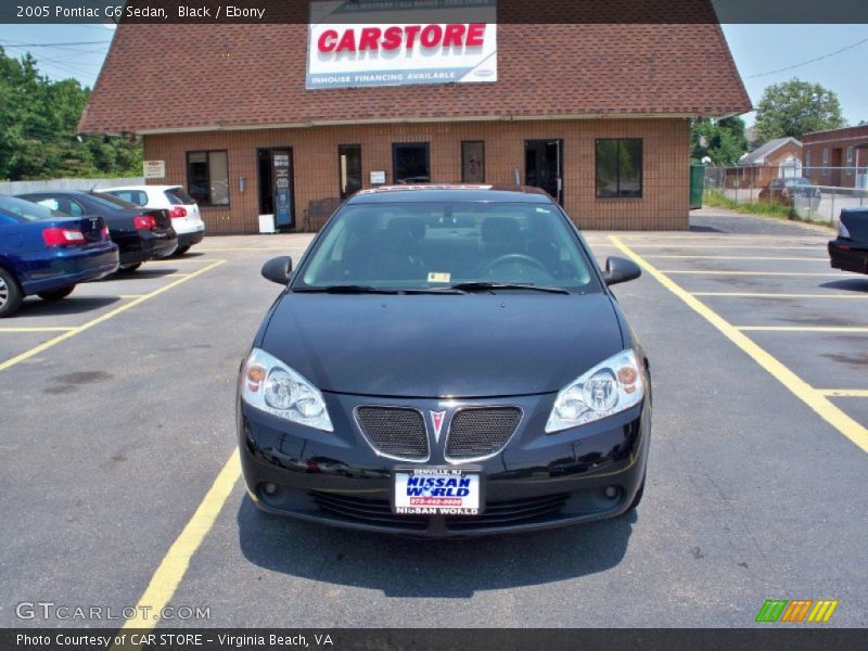 Black / Ebony 2005 Pontiac G6 Sedan