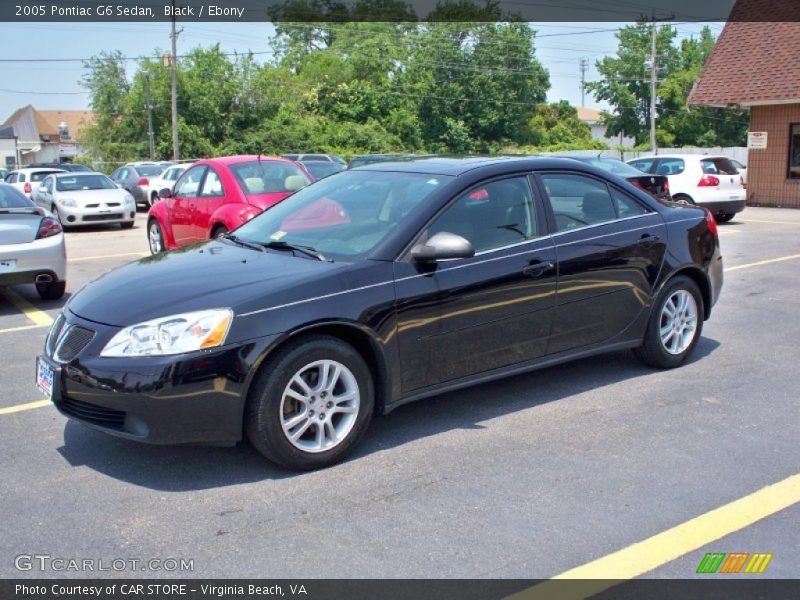 Black / Ebony 2005 Pontiac G6 Sedan