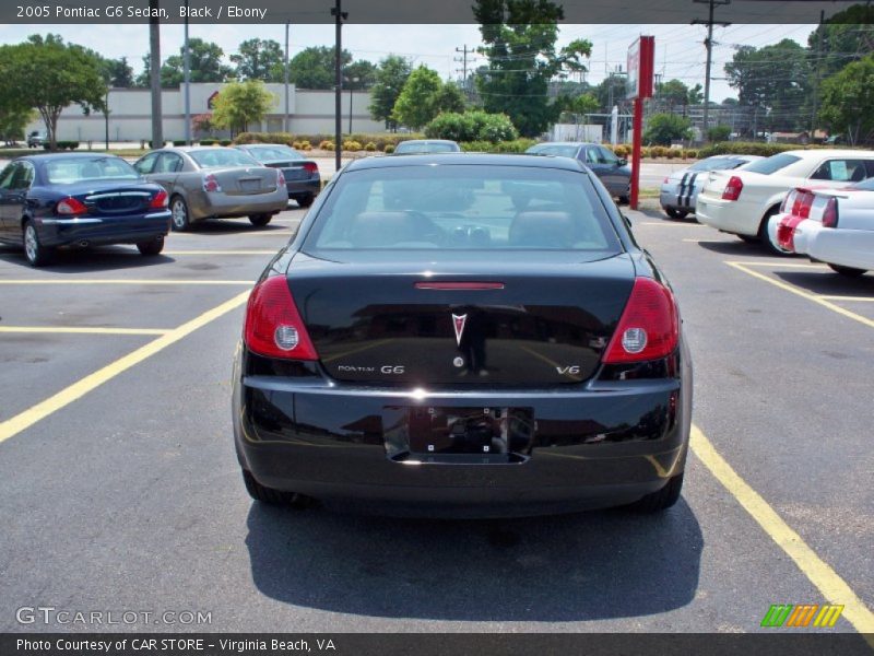 Black / Ebony 2005 Pontiac G6 Sedan