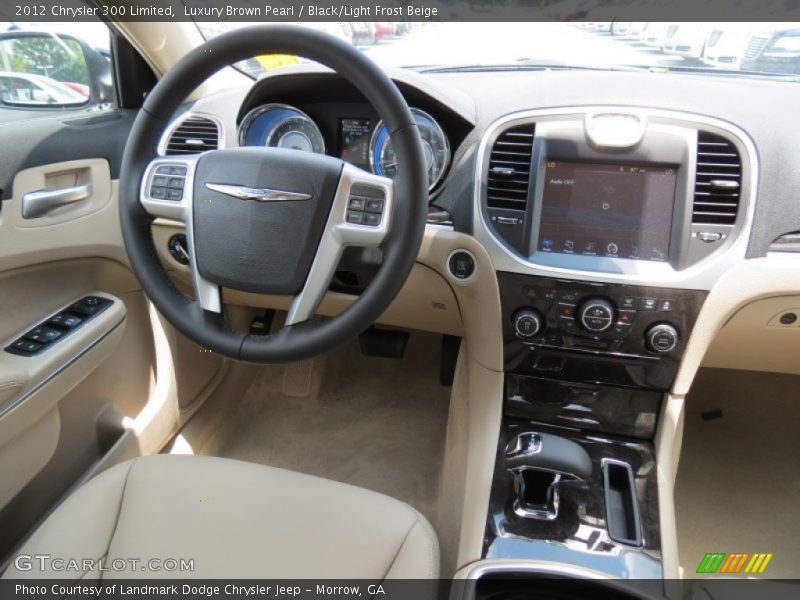 Luxury Brown Pearl / Black/Light Frost Beige 2012 Chrysler 300 Limited
