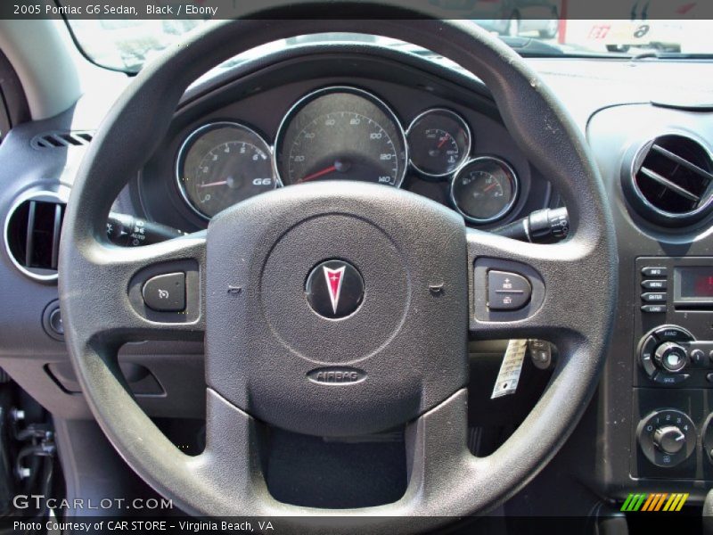 Black / Ebony 2005 Pontiac G6 Sedan