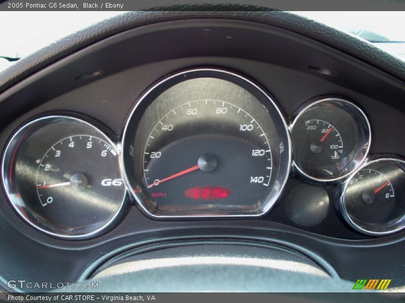 Black / Ebony 2005 Pontiac G6 Sedan