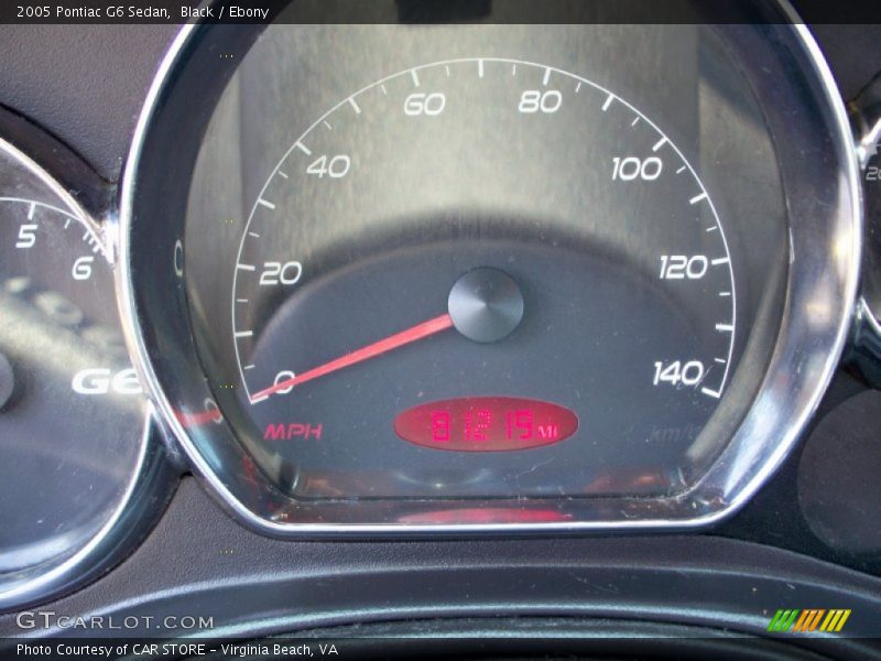Black / Ebony 2005 Pontiac G6 Sedan