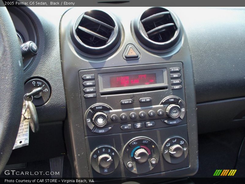 Black / Ebony 2005 Pontiac G6 Sedan