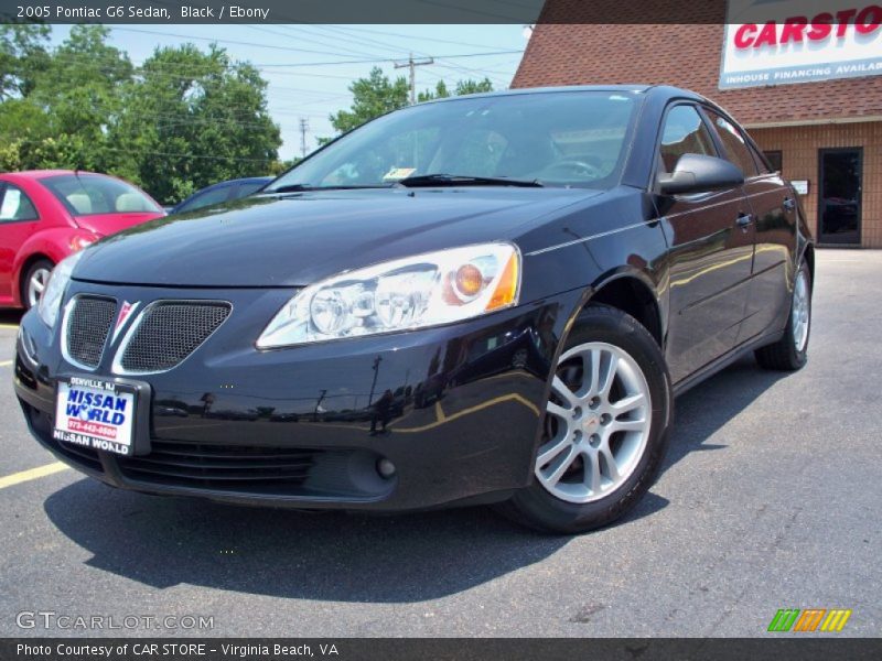 Black / Ebony 2005 Pontiac G6 Sedan