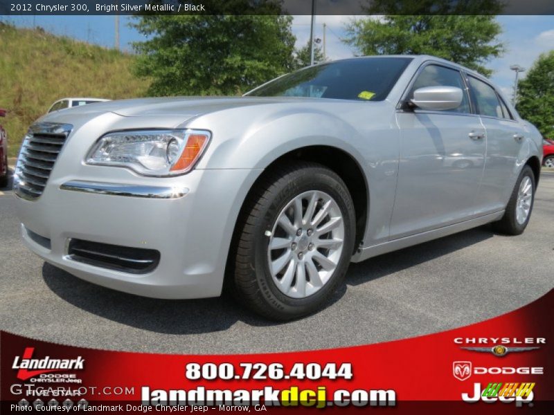 Bright Silver Metallic / Black 2012 Chrysler 300