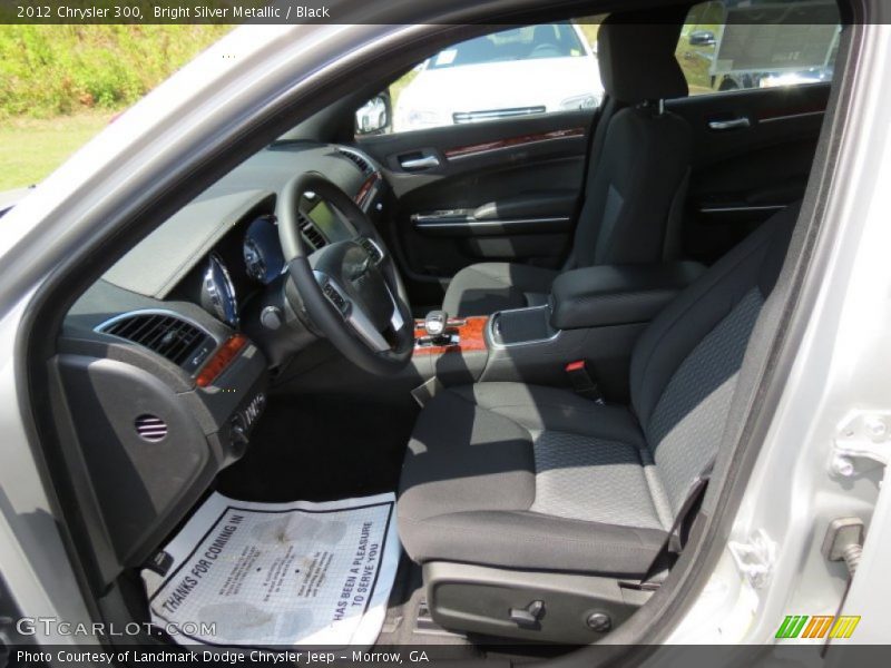 Bright Silver Metallic / Black 2012 Chrysler 300