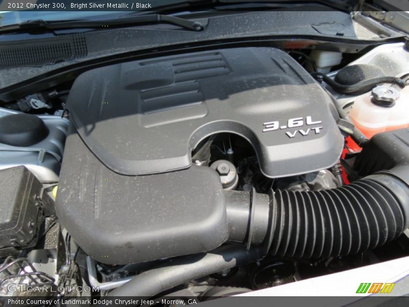 Bright Silver Metallic / Black 2012 Chrysler 300