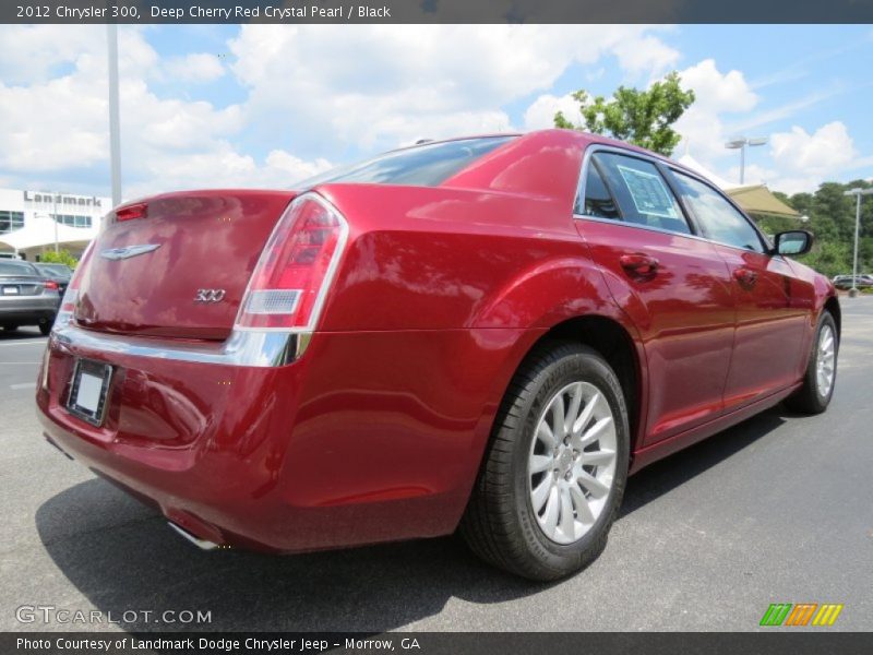 Deep Cherry Red Crystal Pearl / Black 2012 Chrysler 300