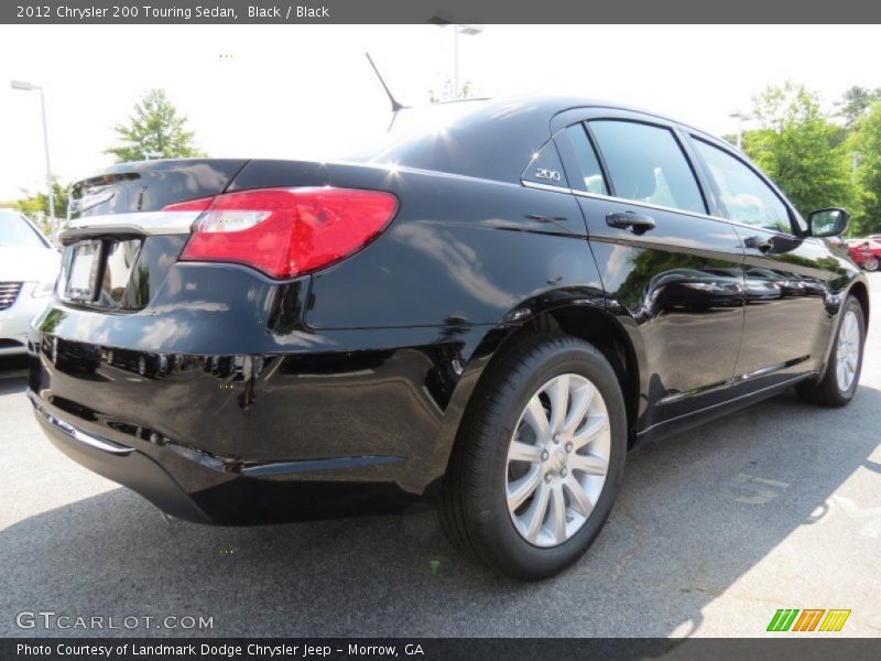 Black / Black 2012 Chrysler 200 Touring Sedan