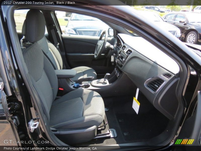Black / Black 2012 Chrysler 200 Touring Sedan