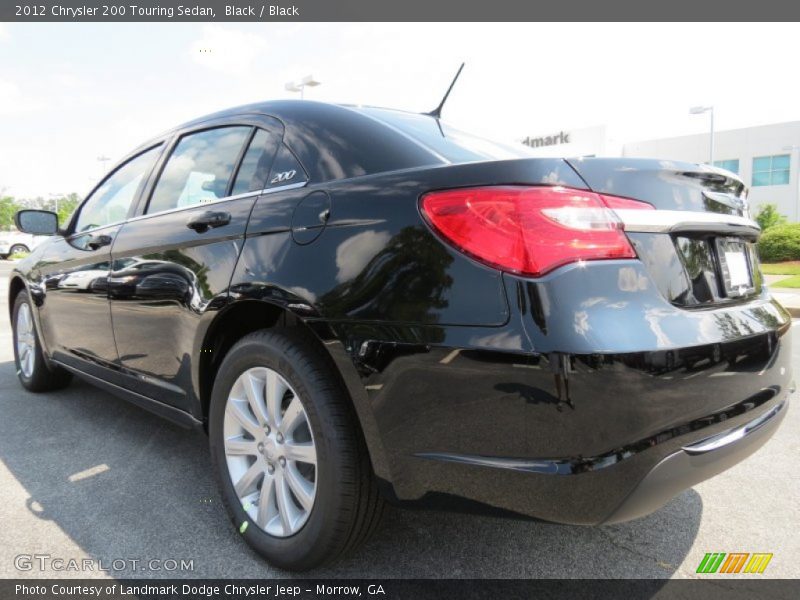 Black / Black 2012 Chrysler 200 Touring Sedan