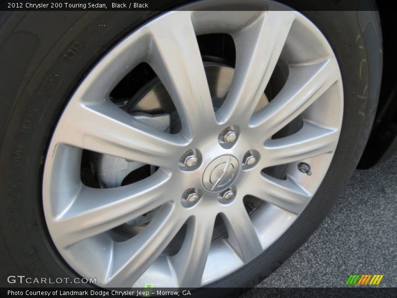 Black / Black 2012 Chrysler 200 Touring Sedan