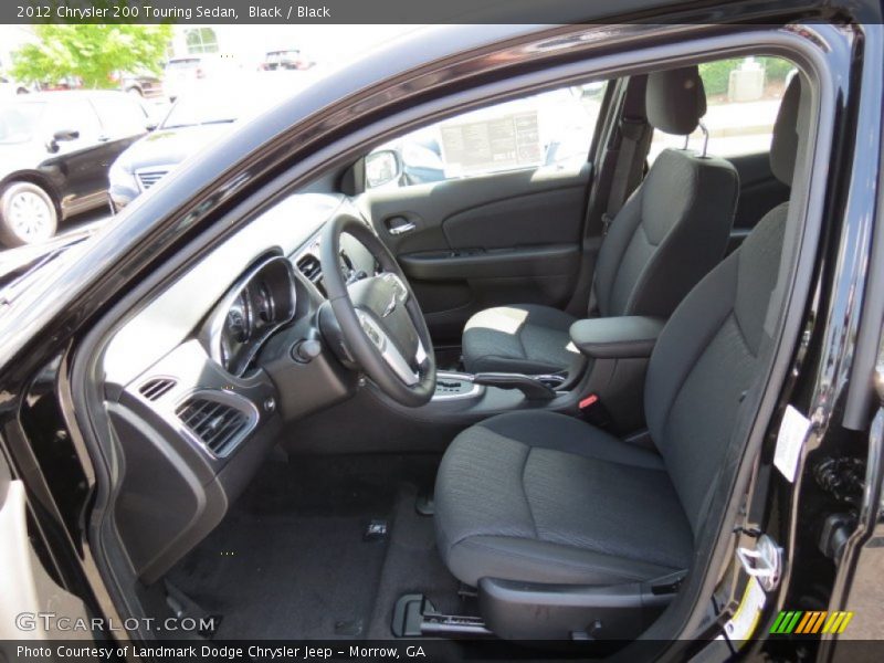 Black / Black 2012 Chrysler 200 Touring Sedan