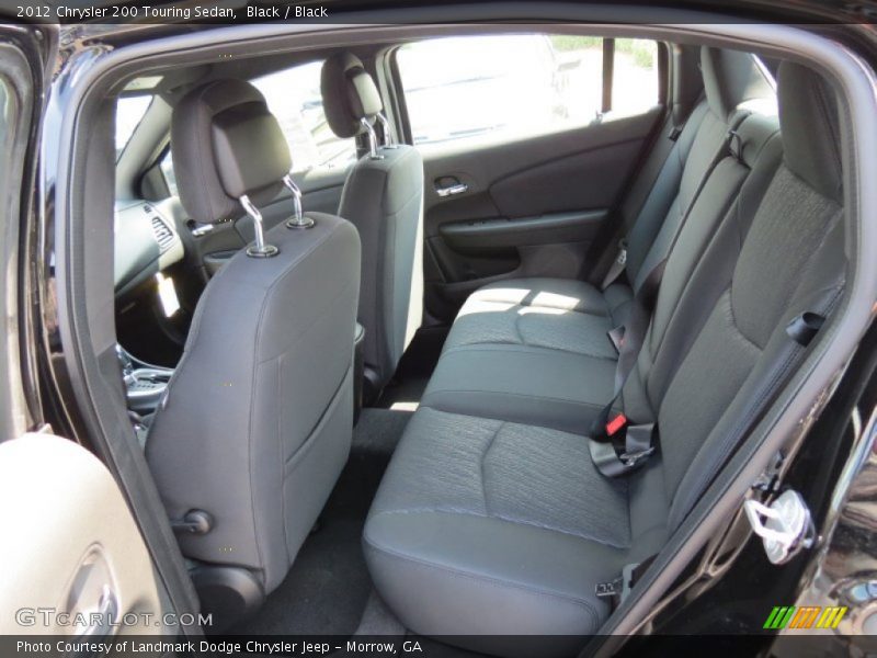 Black / Black 2012 Chrysler 200 Touring Sedan
