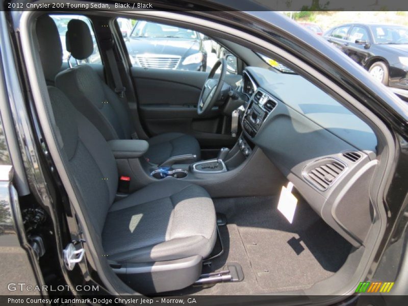 Black / Black 2012 Chrysler 200 Touring Sedan