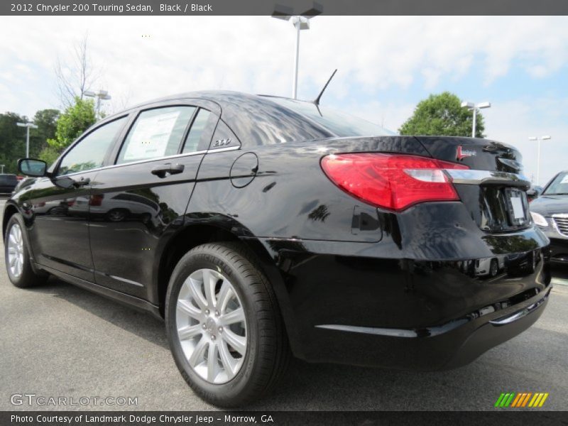 Black / Black 2012 Chrysler 200 Touring Sedan