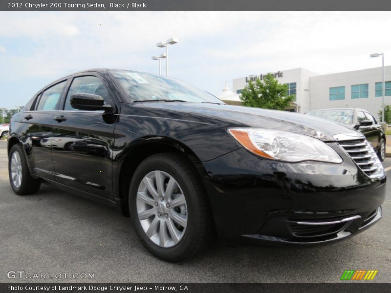 Black / Black 2012 Chrysler 200 Touring Sedan
