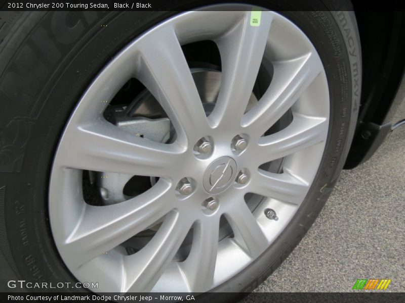 Black / Black 2012 Chrysler 200 Touring Sedan