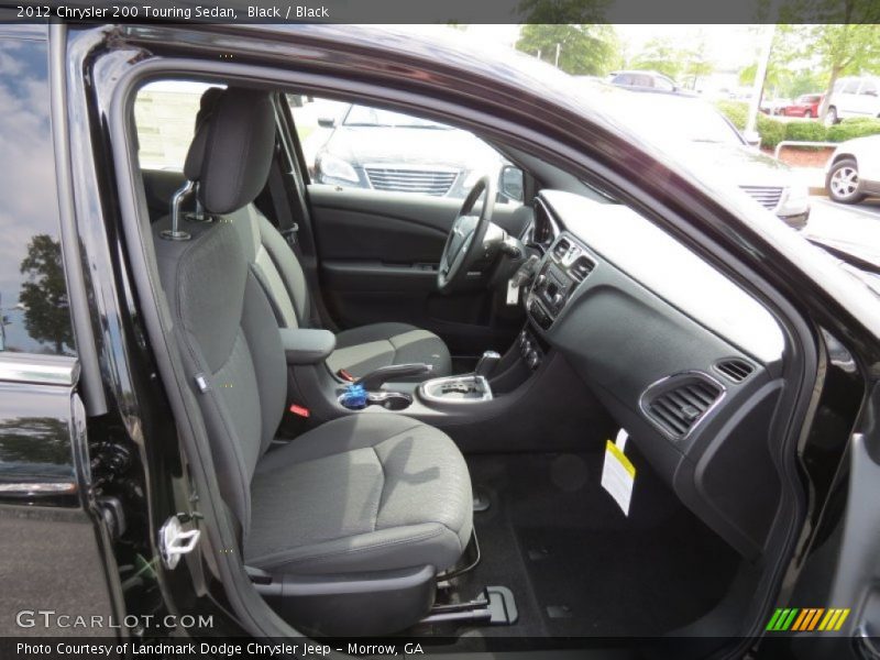 Black / Black 2012 Chrysler 200 Touring Sedan